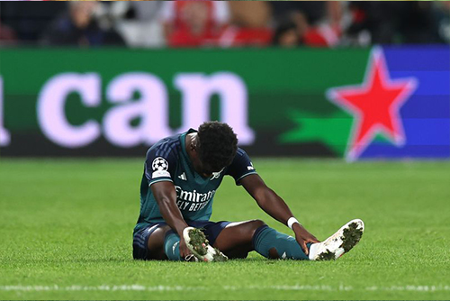 อาร์เตต้า ชี้ อาการบาดเจ็บของ ซาก้า ดูไม่ดี