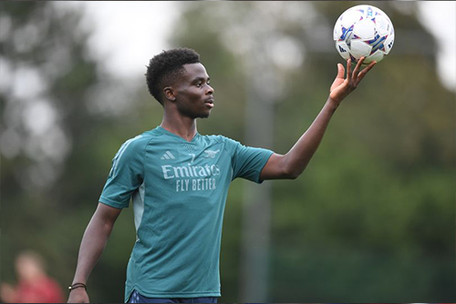 อาร์เตต้า โล่งอก ซาก้า กลับมาซ้อมกับ ปืนใหญ่ แล้ว