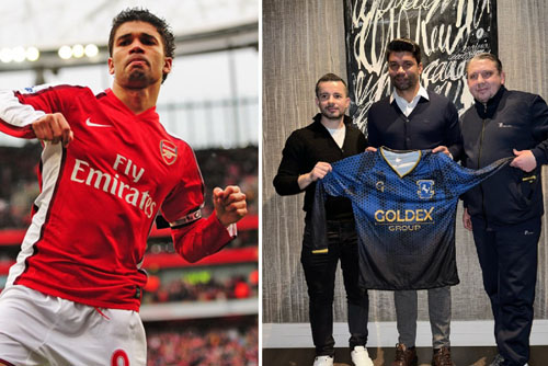 อดีตแข้ง ปืนใหญ่ เซ็นสัญญาลีกสมัครเล่น